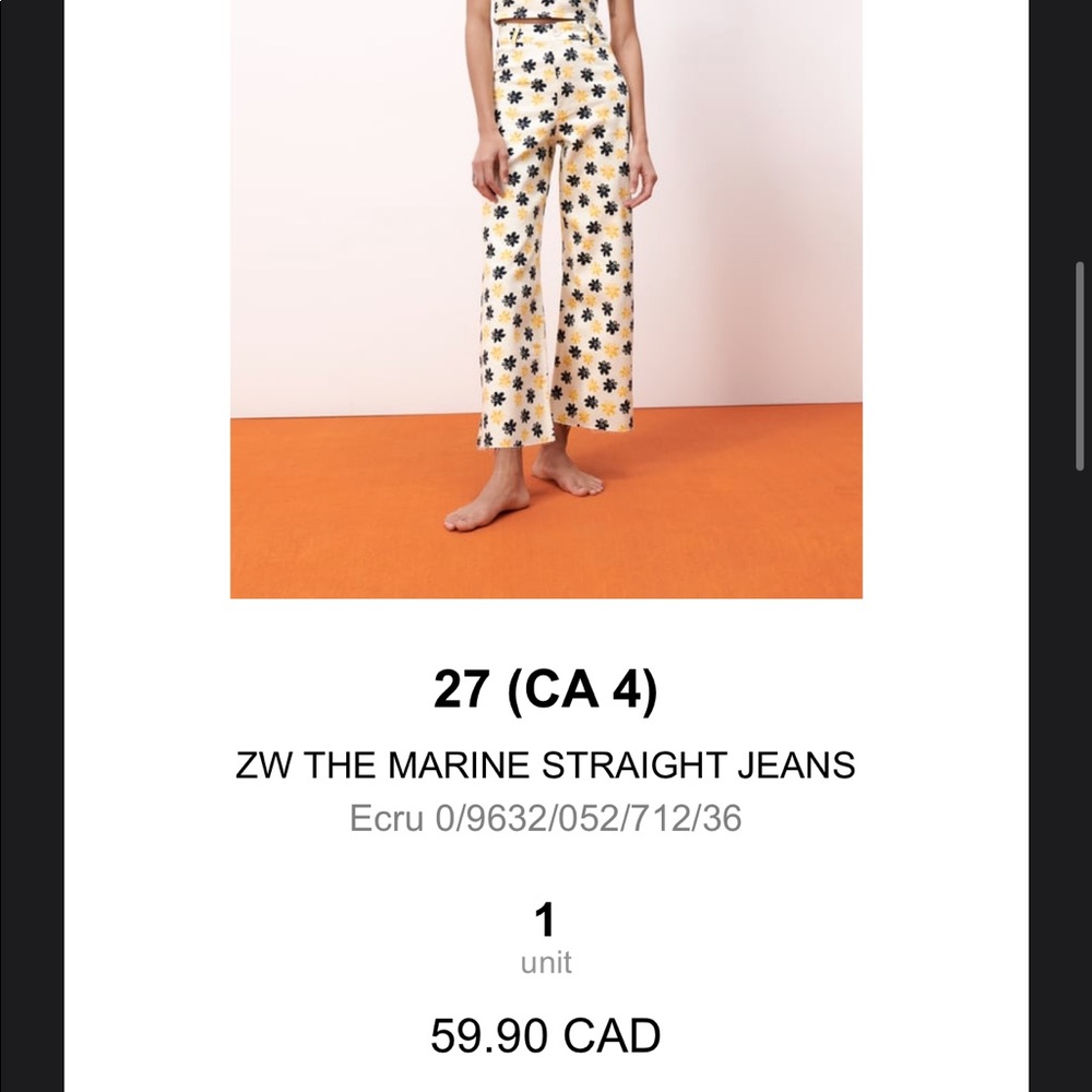 ZARA CO ORD SET